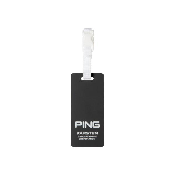PING AC-U2502 NAME TAG BLACK ピン