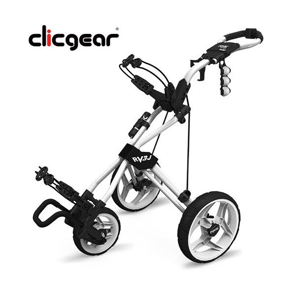 クリックギア RV3J ジュニアカート【2019モデル】（ホワイト) Rovic RV3J Junior Golf Push Cart