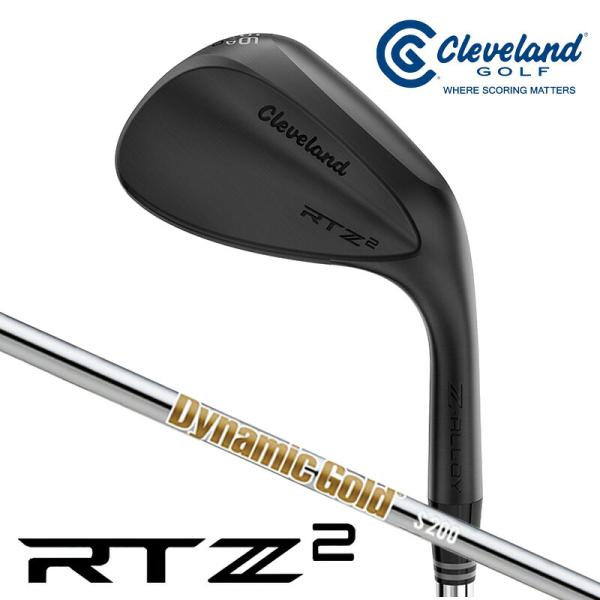 【日本仕様正規品】クリーブランド RTZ 2 ウェッジ ブラックサテン（ダイナミックゴールド S200）スチールシャフト 2027