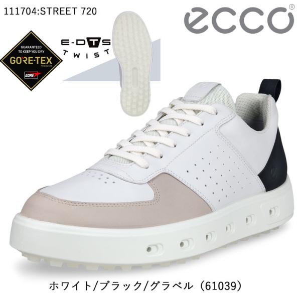 ecco ゴルフシューズ ホワイト ecco（エコー） ストリート セブントゥエンティ ゴルフシューズ