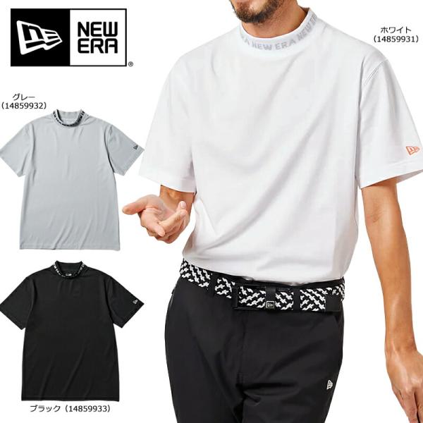 NEW ERA（ニューエラ） ゴルフ メンズ 半袖 ミッドネック Tシャツ