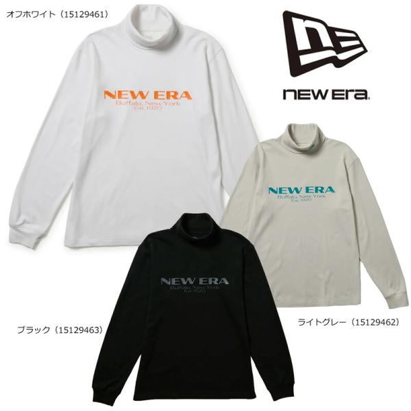 ニューエラ ゴルフ 長袖 タートルネック ウォーム Tシャツ 2026秋冬 軽量　保温