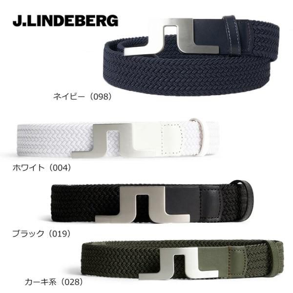 J.LINDEBERG ジェイリンドバーグ JLブリッジバックル メッシュベルト ジェイリンドバーグ ブリッジバックル 編み込み ベルト（073-64938