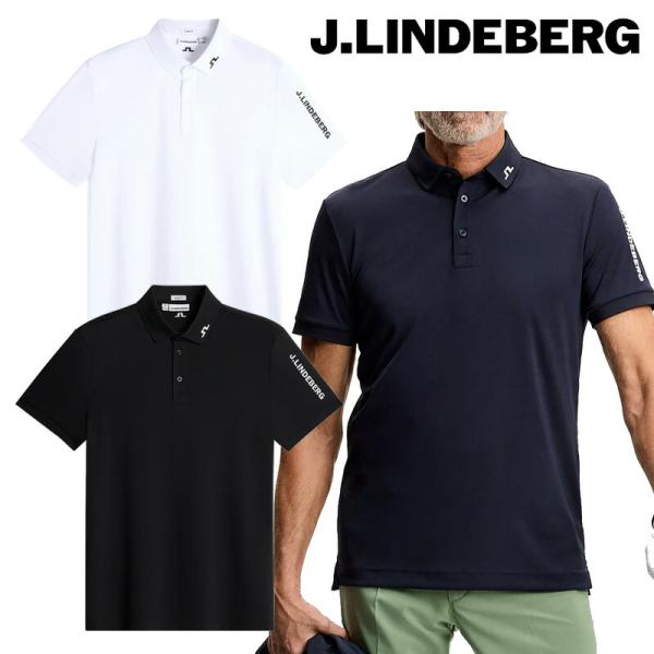 ジェイリンドバーグ ゴルフ Tour Tech Slim Fit Polo（071-25241）2026