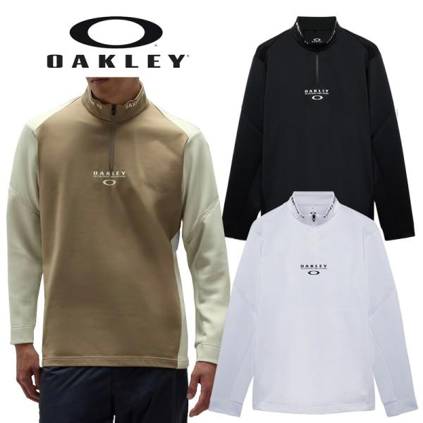 OAKLEY ゴルフ オークリー プレザント 長袖 モック 8.0（FOA409424）2026秋冬 ハーフジップ モックネックシャツ
