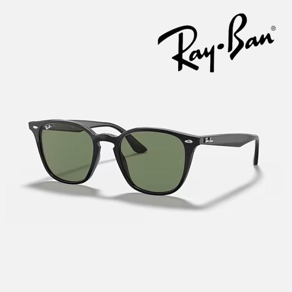【日本正規品】レイバン サングラス（RB4258F 601/71 52）ローブリッジフィット（ポリッシュ ブラック/レンズ：グリーン）