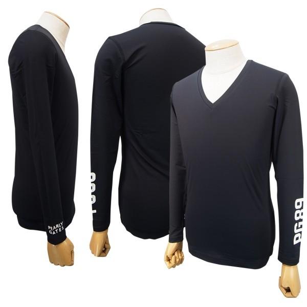 Beatrix Pearly Cool Cool 053 b メンズ長袖vネックインナーシャツ New 053 パーリーゲイツbyゴルフウエーブ Gates シャツ Gates パーリーゲイツ 速乾冷感uvカット