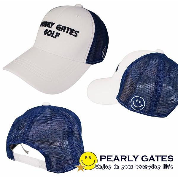 �yPEARLY GATES GOLF�z �p�[���[�Q�C�c�S���t PGG Smile! �h2�i���S�h ��Ԍn�n�[�t���b�V���L���b�v 053-5187373/26C�y���K�i�z ���i�摜3