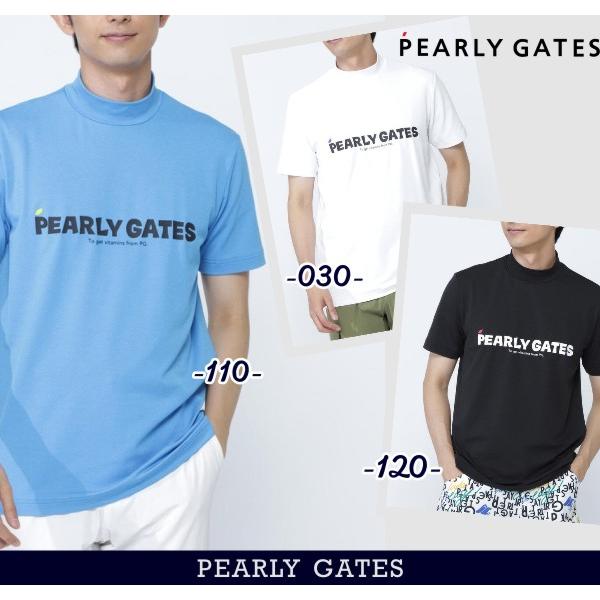 【新品未使用】パーリーゲイツ／半袖シャツ PEARLY GATES 【超美品】パーリーゲイツ 半袖ハイネックシャツ