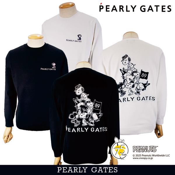 PEARLY GATES × PEANUTS クルーネックニット サイズ4 アウトレット