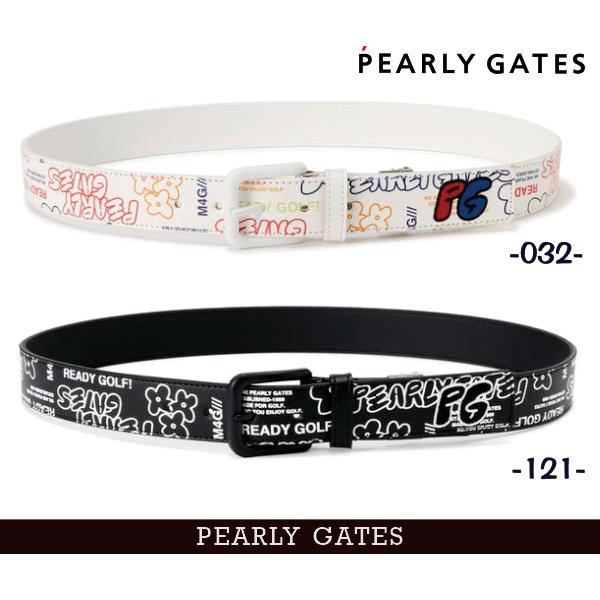 パーリーゲイツ 日本製 レザー レオパード柄 ビッグロゴバックル ベルト パーリーゲイツ 日本製 レザー レオパード柄 ビッグロゴバックル