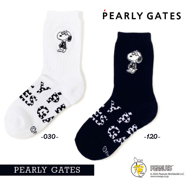 PEARLY GATES（パーリーゲイツ） 【SNOOPY】ミドルソックス＜レディス