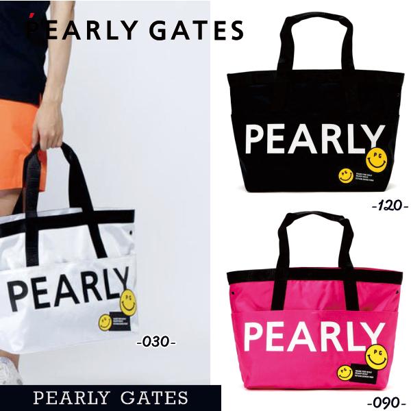 【✨新品✨】PEARLY GATES（パーリーゲイツ）ロゴトートバッグ PEARLY GATES 【NEW】PEARLY パーリーゲイツ ロゴ×PG SMILE BIG
