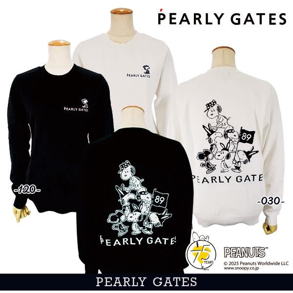 ゴルフ PEARLY GATES × PEANUTS クルーネックニット サイズ4