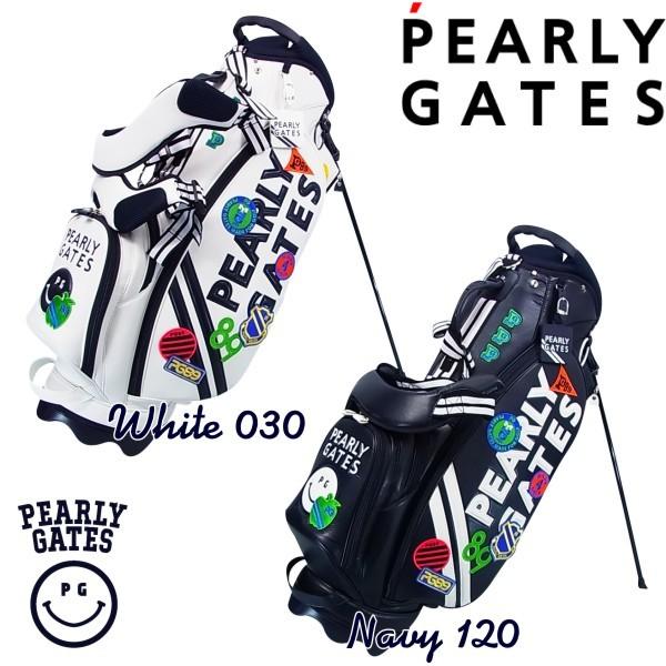 【NEW】PEARLY GATES WAPPEN SMILY パーリーゲイツ・ワッペンスマイリースタンドバッグ発売!  641-1980101【WAPPENSMILY】【WEB限定モデル】