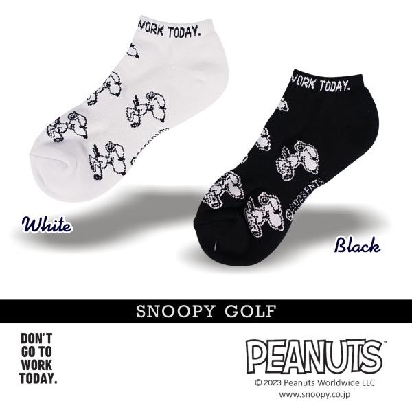 SNOOPY GOLF スヌーピーゴルフ ジョー・クール/スヌーピーメンズアンクルソックス PEANUTS 642-3986102/23C