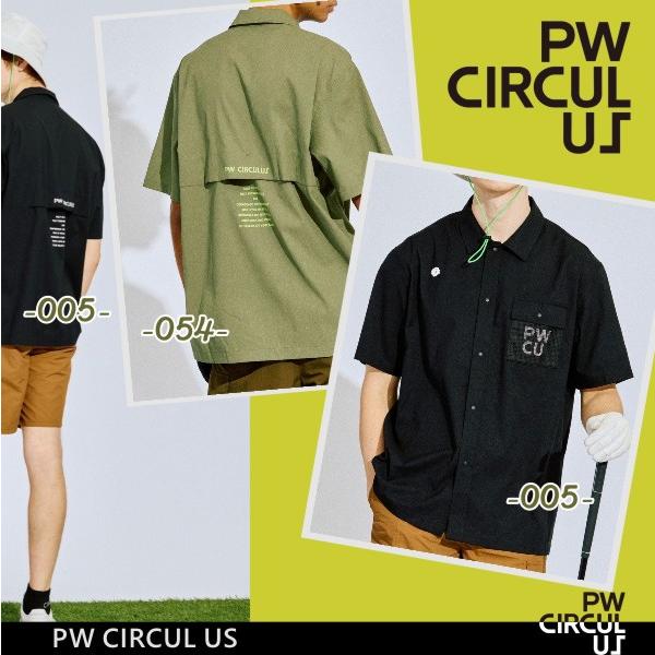 【PREMIUM SALE】【PW CIRCULUS】【UVカット97.8%＝軽量＝高通気＝撥水】メンズDotAirメッシュポケット半袖シャツ【KHPNGM-0535】【B-39】【B-37】