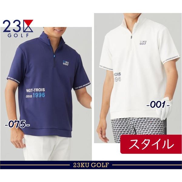 23区 - 【たぬき3点まとめ】23区GOLF ポロシャツ　白　Lサイズ　メンズ たぬき様専用3点まとめ】23区GOLF ポロシャツ 白 Lサイズ メンズ