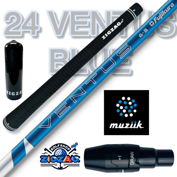 24ベンタスブルー ムジークスリーブ付きシャフト　エクスパイヤー　オンザスクリュー　DD2ヘブン 24 VENTUS BLUE フジクラ フレックス 5R 5S 5X 6S 6X 7S 7X
