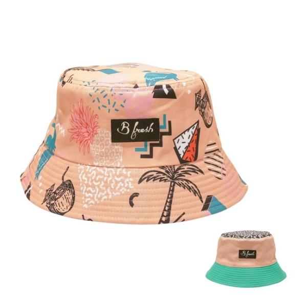 ハット B Fresh Gear PEACH FUZZ REVERSIBLE BUCKET HAT ビー