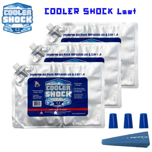 保冷剤 3個セット COOLER SHOCK クーラーショック Lサイズ キャンプ