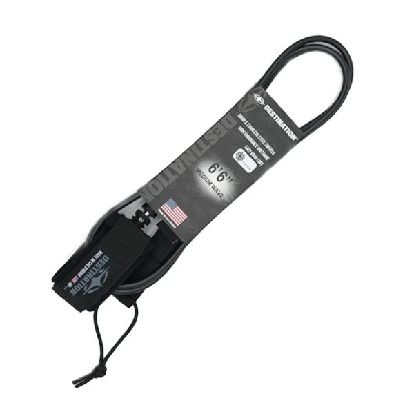 DESTINATION□商品詳細■モデル：DOUBLE SWEIVEL YULEX LEASH■サイズ：6'6 MIDIUM -直径：7mm■生産地：Made in USA--------------------------------再生...