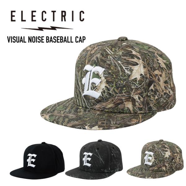 ELECTRIC エレクトリック VISUAL NOISE BASEBALL CAP ビジュアル ノイズ ベースボール キャップ E26FC11 26-27 BLACK NIGHT CAMO TREE CAMO 正規品