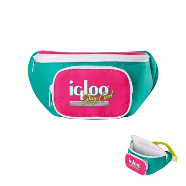 クーラーバッグ IGLOO イグルー ソフトクーラー RETRO ウェストポーチ JADE  キャンプ アウトドア フェス 旅行