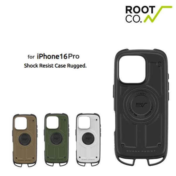 ROOT CO. iPhone16Pro専用ケース ルート コー GRAVITY Shock