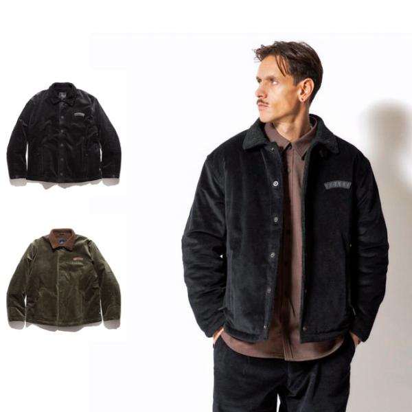 ロアーク ROARK HEBRIDES FOR JAPAN ヘブリディーズ 日本モデル メンズ ブラック カーキ 黒色 枯草色 カジュアル アウトドア ウェア アウター ジャケット ボタンジャケット コーデュロイ ボアフリース RJJ1152 BLK MGR ROARK ジャケット HEBRIDES ヘブリディーズ メンズ 裏ボア