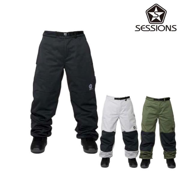 セッションズ　スノーボードウェア　ブラケットジャガーパンツ　ブラック　XL セッションズ ジョガーパンツ SESSIONS BRACKET JOGGER PANT