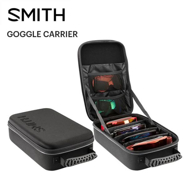 SMITH - SMITH スミス 【GOGGLE CARRIER】大型ゴーグルケース SMITH（ヘルメット、サングラス） ゴーグルケース 5個収納可能