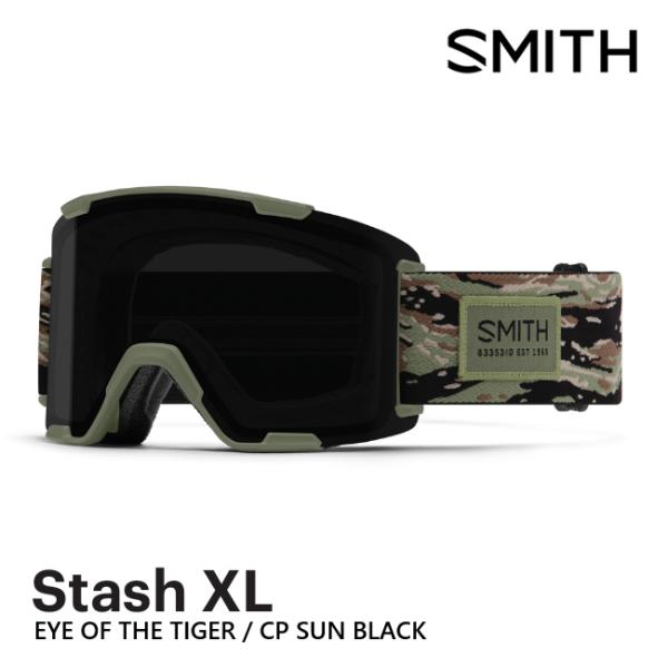 SMITH スミス ゴーグル STASH XL EYE OF THE TIGER CP SUN BLACK 26-27 クロマポップ 眼鏡対応 JAPAN FIT 正規品 スキー スノーボード