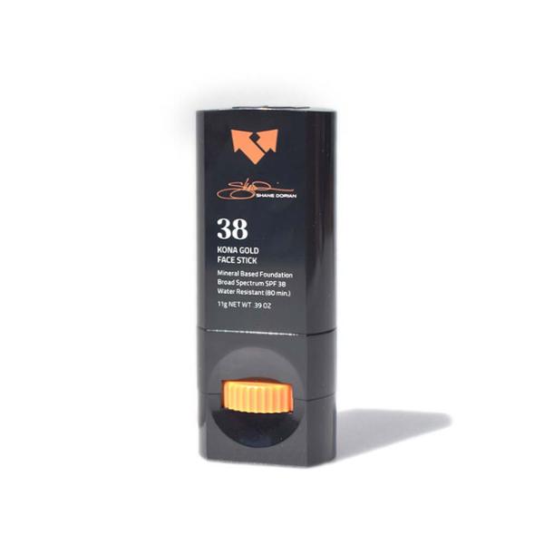 日焼け止め Vertra バートラ フェイススティック FACE STICK Shane Dorian KONA GOLD SPF38 UVケア ウォータープルーフ 春夏 秋冬 爆買
