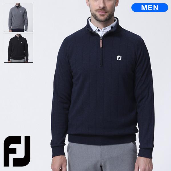 FootJoy フットジョイ メンズ ウール混ドロップニードルライン