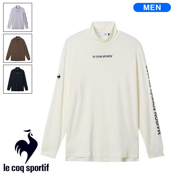 ルコックゴルフ メンズ タートルネック 長袖シャツ 2025年秋冬モデル LG5FLS82M le coq sportif GOLF（ルコックスポルティフ ゴルフ） ルコックゴルフ