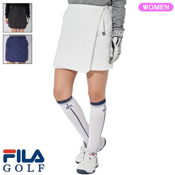 FILA（フィラ） ゴルフ レディス 中綿キルトラップスカート 793946
