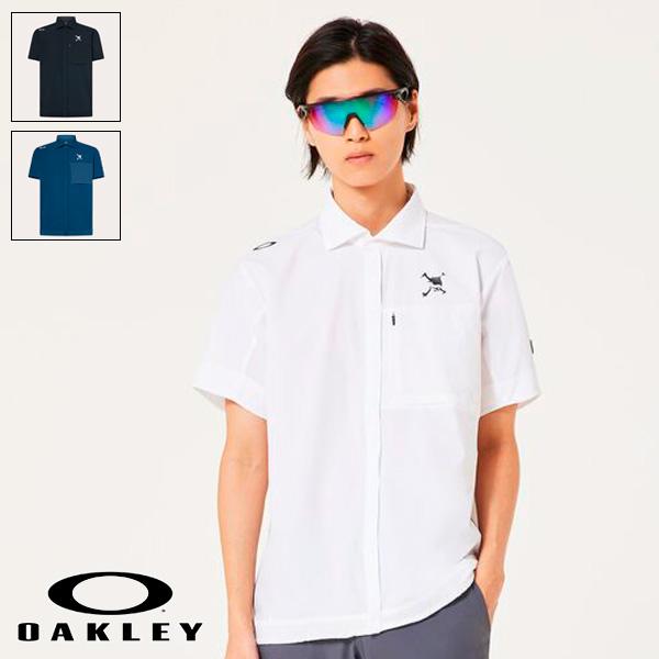 OAKLEY オークリー 半袖シャツ スカル エアレート ハイブリッド