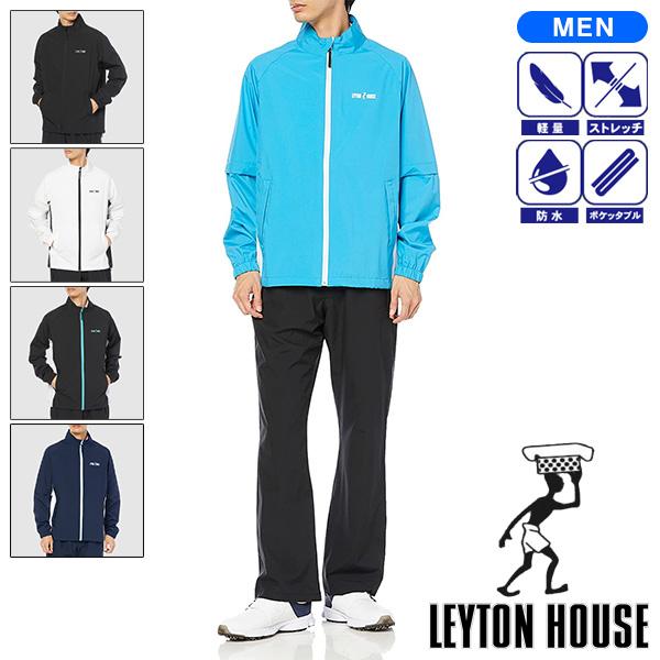 新品未使用 レイトンハウス レインスーツ セットアップ LEYTON HOUSE 爆買 合羽 ゴルフ レインウェア メンズ 上下 上下