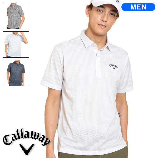 Callaway（キャロウェイ） ゴルフ メンズ かざあなメッシュストライプ