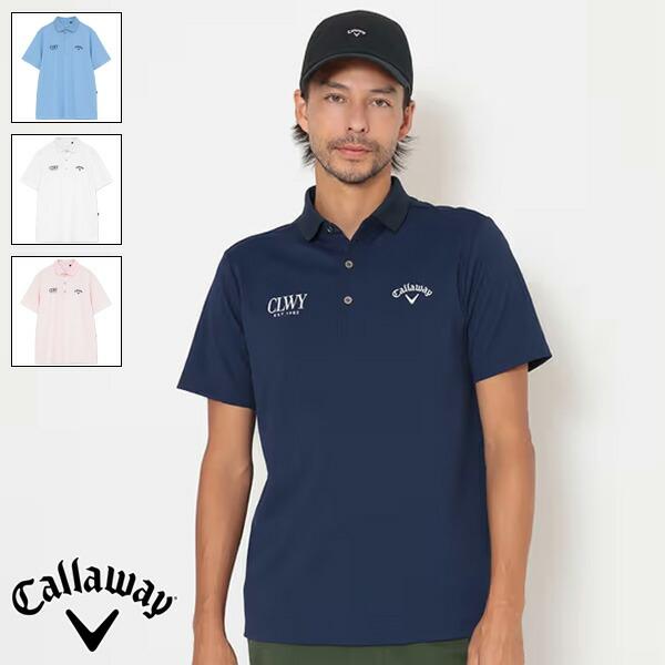 Callaway（キャロウェイ） ゴルフ メンズ ビッグカノコ台衿付き半袖