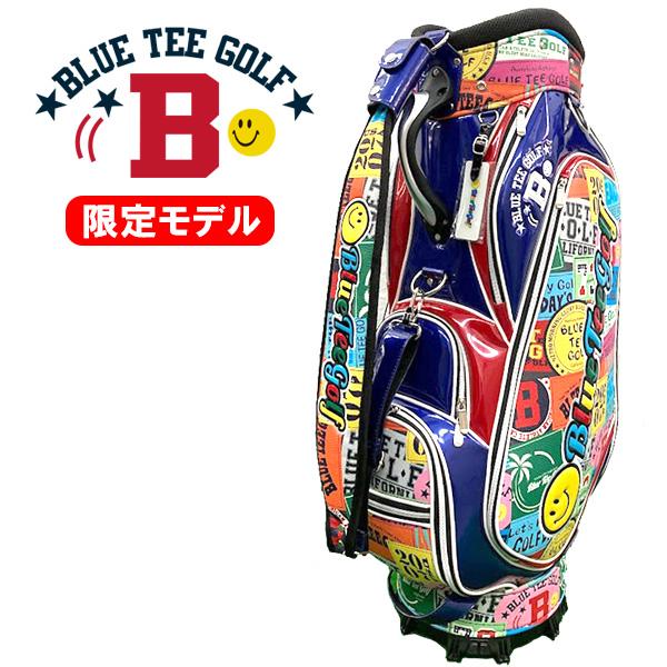 BLUE TEE GOLF ブルーティーゴルフ ワッペン柄 キャディーバッグ BLUE TEE GOLF ブルーティーゴルフ ワッペン柄 キャディーバッグ