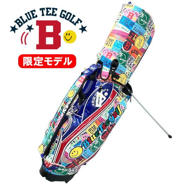 BLUE TEE GOLF ブルーティーゴルフ ワッペン柄 スタンドバッグ