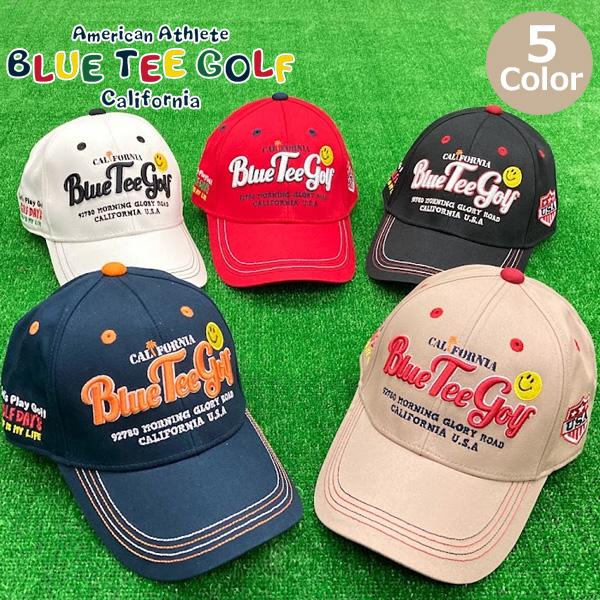 BLUE TEE GOLF ブルーティーゴルフ コットンキャップ [スマイル