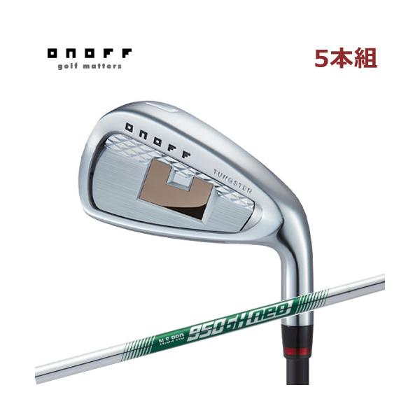 ONOFF（オノフ） ゴルフ ONOFF AKA アイアン 5本組（＃6〜9、PW） 赤