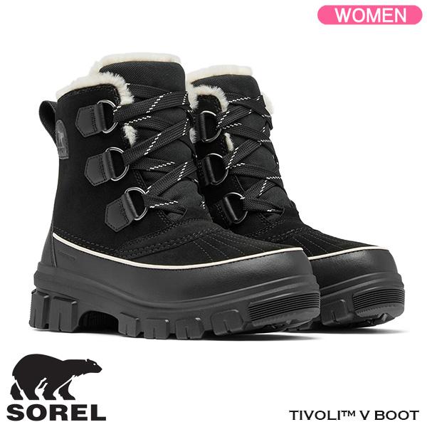 ソレル ブーツ SOREL TIVOLI V WP チボリ 5 ウォータープルーフ ブラック/フォウン ウィメンズブーツ NL5113-010 SOREL（ソレル） ブーツ SOREL TIVOLI V WP チボリ 5 ウォーター