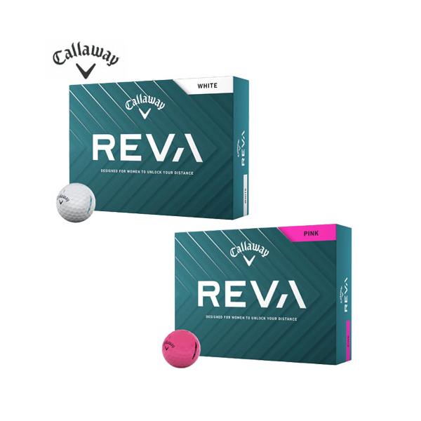 キャロウェイ　ゴルフボール　REVA 2ダース　新品未使用 Callaway（キャロウェイ） ゴルフボール REVA 25 1ダース(12個入り) 2