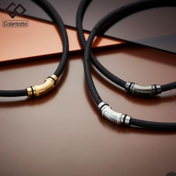 メーカー品番： ABAPV素材：材質：シリコン、ステンレス（SUS316L）磁石：希土類永久磁石160mT（1600G）8個をN極S極交互配列プロフィール：コラントッテ ネックレス クレストRにトップジョイントをコンパクト化したクレストR【...