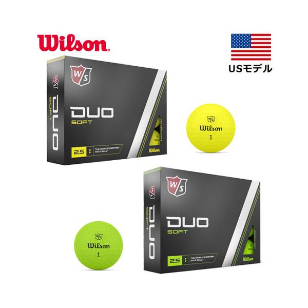 Wilson 【USモデル】 ウィルソン Staff DUO Soft ゴルフ ボール 1