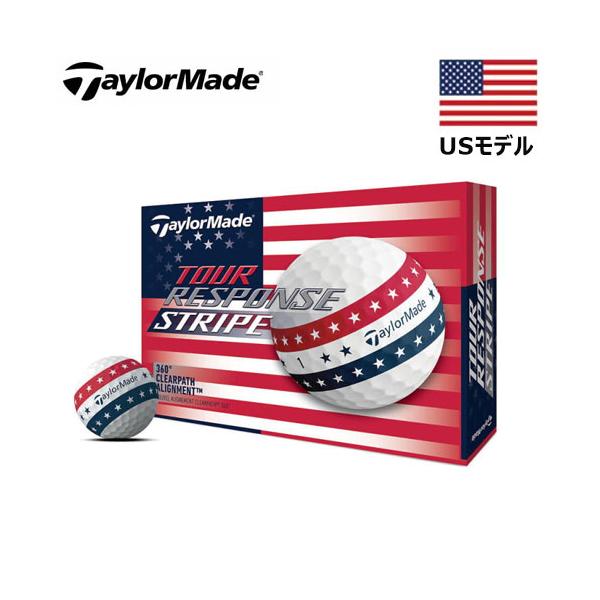 テーラーメイドツアーレスポンス　ストライプUSA 2ダース【新品未使用品】 TaylorMade 【USモデル】 テーラーメイド ツアーレスポンス